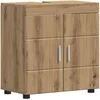 Image de vidaXL - Badkamerkast - set - TULUM - Artisan - Eiken - 60 - x - 34 - x - 63 - cm