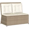 Image de vidaXL - Tuinbank - Beige - poly - rattan