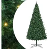 Image de vidaXL - Kerstboom - met - decoratieve - touwlichten - Groen - 400 - cm - PVC