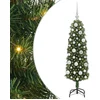 Image de vidaXL - Kunstkerstboom - Groen - 120 - cm - PVC - en - Staal - en - Kunststof