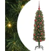 Image de vidaXL - Kunstkerstboom - Groen - 150 - cm - PVC - en - Staal - en - Kunststof