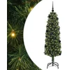 Image de vidaXL - Kunstkerstboom - Groen - 150 - cm - PVC - en - Staal - en - Kunststof
