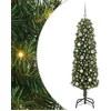 Image de vidaXL - Kunstkerstboom - Groen - 150 - cm - PVC - en - Staal - en - Kunststof