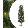 Image de vidaXL - Kunstkerstboom - Groen - 150 - cm - PVC - en - Staal - en - Kunststof