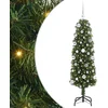 Image de vidaXL - Kunstkerstboom - Groen - 150 - cm - PVC - en - Staal - en - Kunststof
