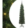 Image de vidaXL - Kunstkerstboom - Groen - 180 - cm - PVC - en - Staal - en - Kunststof