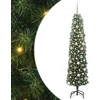 Image de vidaXL - Kunstkerstboom - Groen - 180 - cm - PVC - en - Staal - en - Kunststof