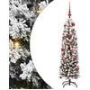 Image de vidaXL - Kunstkerstboom - Groen - 120 - cm - PVC - en - Staal - en - Kunststof