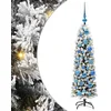 Image de vidaXL - Kunstkerstboom - Groen - 120 - cm - PVC - en - Staal - en - Kunststof