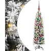 Image de vidaXL - Kunstkerstboom - Groen - 120 - cm - PVC - en - Staal - en - Kunststof