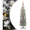 Image de vidaXL - Kunstkerstboom - Groen - 150 - cm - PVC - en - Staal - en - Kunststof
