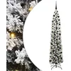Image de vidaXL - Kunstkerstboom - Groen - 210 - cm - PVC - en - Staal - en - Kunststof