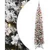 Image de vidaXL - Kunstkerstboom - Groen - 240 - cm - PVC - en - Staal - en - Kunststof
