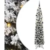 Image de vidaXL - Kunstkerstboom - Groen - 240 - cm - PVC - en - Staal - en - Kunststof