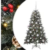 Image de vidaXL - Kunstkerstboom - met - 150 - LED - Groen - 120 - cm - PVC - en - Plastic - en - Staal