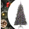 Image de vidaXL - Kunstkerstboom - met - 300 - LED - Groen - 180 - cm - PVC - en - Plastic - en - Staal