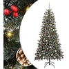 Image de vidaXL - Kunstkerstboom - met - 300 - LED - Groen - 240 - cm - PVC - en - Plastic - en - Staal