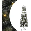 Image de vidaXL - Kunstkerstboom - met - 150 - LED - Groen - 120 - cm - PVC - en - Plastic - en - Staal