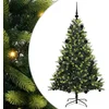 Image de vidaXL - Kunstmatige - Gehingde - Kerstboom - 150 - LEDs - Groen - 150 - cm - PVC - en - PE