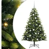 Image de vidaXL - Kunstmatige - Gehingde - Kerstboom - 150 - LEDs - Groen - 150 - cm - PVC - en - PE
