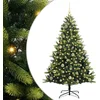 Image de vidaXL - Kunstmatige - Gehingde - Kerstboom - 150 - LEDs - Groen - 150 - cm - PVC - en - PE