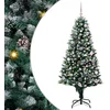 Image de vidaXL - Kunstkerstboom - Groen - 150 - cm - PVC - en - Staal - en - Kunststof