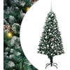 Image de vidaXL - Kunstkerstboom - Groen - 150 - cm - PVC - en - Staal - en - Kunststof