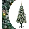 Image de vidaXL - Kunstkerstboom - Groen - 150 - cm - PVC - en - Staal - en - Kunststof
