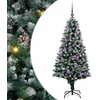 Image de vidaXL - Kunstkerstboom - Groen - 150 - cm - PVC - en - Staal - en - Kunststof