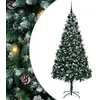 Image de vidaXL - Kunstkerstboom - Groen - 210 - cm - PVC - en - Staal - en - Kunststof