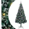 Image de vidaXL - Kunstkerstboom - Groen - 240 - cm - PVC - en - Staal - en - Kunststof
