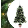 Image de vidaXL - Kerstboom - met - 150 - LED - met - standaard - Groen - 65 - cm - PE