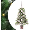 Image de vidaXL - Kerstboom - met - 150 - LED - met - standaard - Groen - 65 - cm - PE
