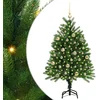 Image de vidaXL - Kerstboom - met - 150 - LED - met - standaard - Groen - 120 - cm - PE