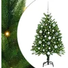 Image de vidaXL - Kerstboom - met - 150 - LED - met - standaard - Groen - 120 - cm - PE