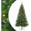 Image de vidaXL - Kerstboom - met - 150 - LED - met - standaard - Groen - 150 - cm - PE