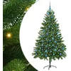 Image de vidaXL - Kerstboom - met - 300 - LED - met - standaard - Groen - 180 - cm - PE