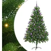 Image de vidaXL - Kerstboom - met - 300 - LED - met - standaard - Groen - 210 - cm - PE
