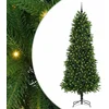Image de vidaXL - Kerstboom - met - 300 - LED - met - standaard - Groen - 240 - cm - PE