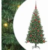 Image de vidaXL - Kerstboom - Groen - 120 - cm - PVC