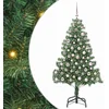 Image de vidaXL - Kerstboom - met - 300 - LED - met - standaard - Groen - 180 - cm - PVC