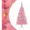 Image de vidaXL - Kerstboom - Roze - 150 - cm - PVC