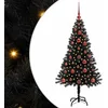 Image de vidaXL - Kerstboom - Zwart - 120 - cm - PVC