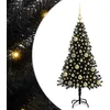 Image de vidaXL - Kerstboom - Zwart - 120 - cm - PVC