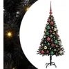 Image de vidaXL - Kerstboom - Zwart - 120 - cm - PVC