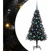 Image de vidaXL - Kerstboom - Zwart - 150 - cm - PVC
