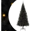 Image de vidaXL - Kerstboom - Zwart - 240 - cm - PVC