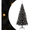 Image de vidaXL - Kerstboom - Zwart - 240 - cm - PVC