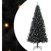 Image de vidaXL - Kerstboom - Zwart - 240 - cm - PVC