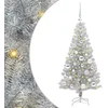 Image de vidaXL - Kerstboom - Zilver - 120 - cm - PET